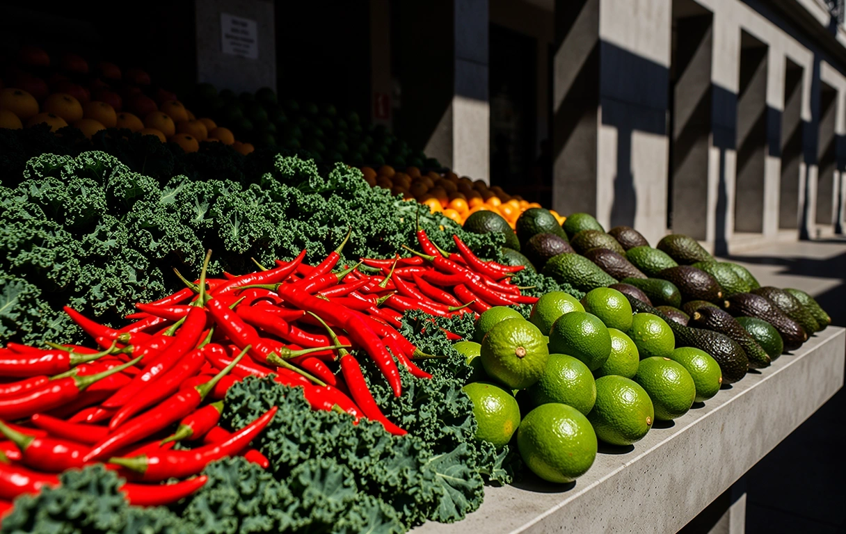 Vitalidad de ingredientes mexicanos